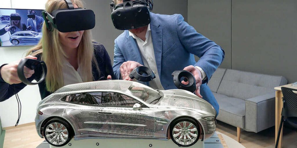 Creating virtual reality from 3D models is very applicable in the automotive industry